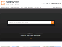 Tablet Screenshot of officergroup.com